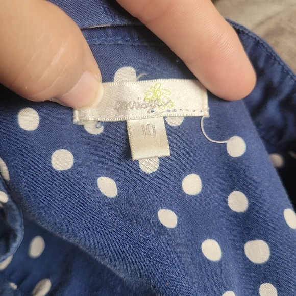 Anthro Porridge Polka Dot Dress With Front Tie - Picture 5 of 6